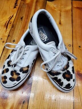 Vans LX Authentic 44 Pony Hair Leopard VN000D5KEQR Premium Women's 7.5 / Men's 6